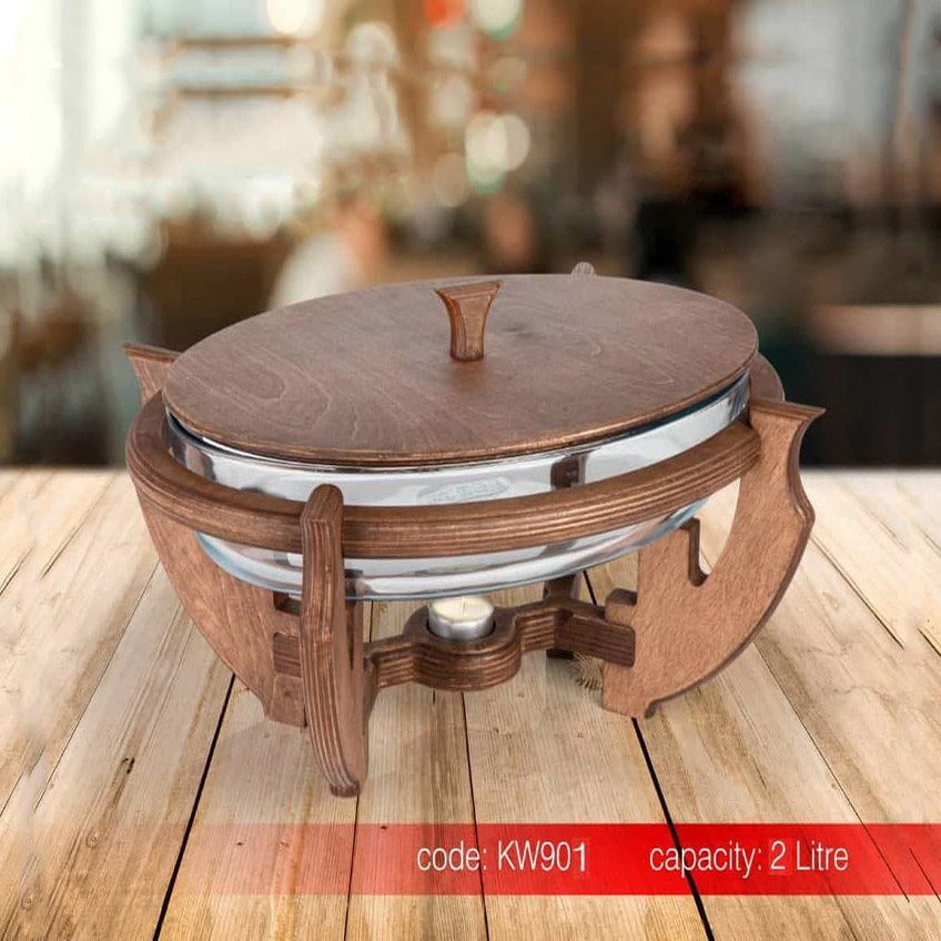 SAFINOX سافینوکس سوفله  چوبی بیضی متوسط  KW901