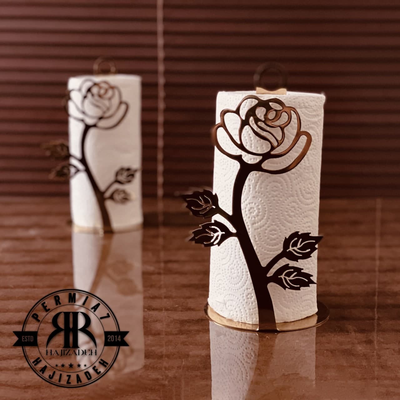 COPY کپی جا دستمالی استند رولی حوله ای   4566