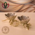 RAfi رافی دکورز الیاژ  نقره ای طلایی 2 رنگ اردو 2 تایی  SILVERGOLD-300308