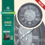 SCHOBERT شوبرت ساعت  دیواری خاکستری قطر 60 – SH-6420