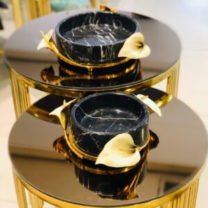 STONE استون سنگی رینگ  لبه دار  گل شیپوری قطر 15 بدون پایه  S-8586