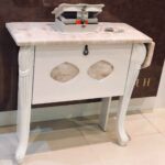 مزداکله میز اتو و چرخ خیاطی  1 درب پایه رولی وکیوم  8728