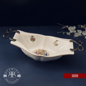 لیلی مجنون  سرامیک دسته پاپیون میوه خوری  P3009
