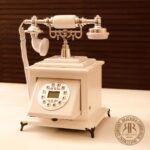 JMP جی ام پی تلفن چوبی  سفید  T04-WHITE