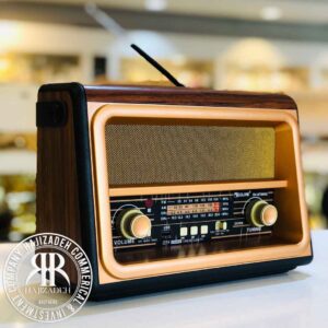 GOLONE گولون رادیو رومیزی  کوچک قهوه ای PX-89 - 7617