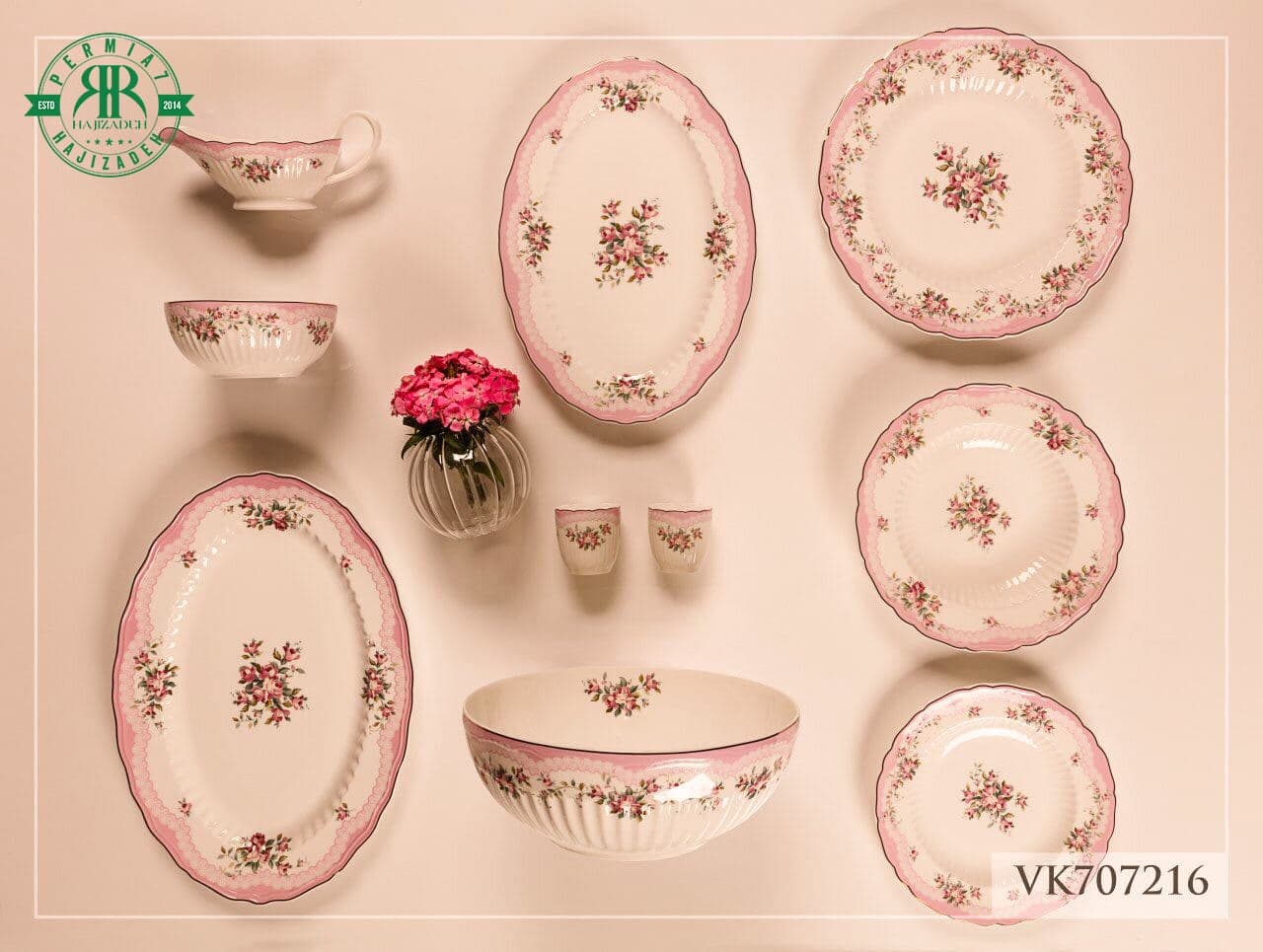 BVK بی وی کی  سرویس غذا خوری 30 پارچه مدل سوفیا  VK707216