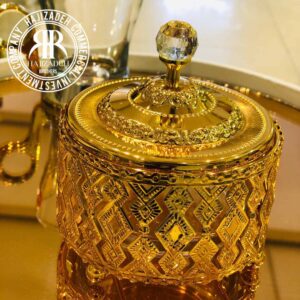 پیلسیمو طلایی  قندان تک گرد  P-0009