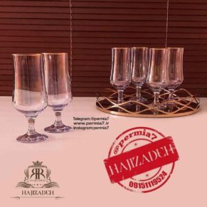 پاشاباغچه گیلاس 370 تولیپ لوستر ابی لب طلا   44169-BLUEGOLD