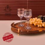 پاشاباغچه گیلاس 240 تولیپ لوستر ابی لب طلا  44163-BLUEGOLD