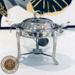 SAFINOX سافینوکس سوفله نگین دار استیل سوپ خوری  KM610