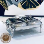 SAFINOX سافینوکس سوفله نگین دار استیل مستطیل دو قلو  S-500