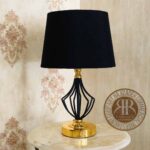 MGM ام جی ام  اباژور رومیزی مشکی طلایی  BG-123