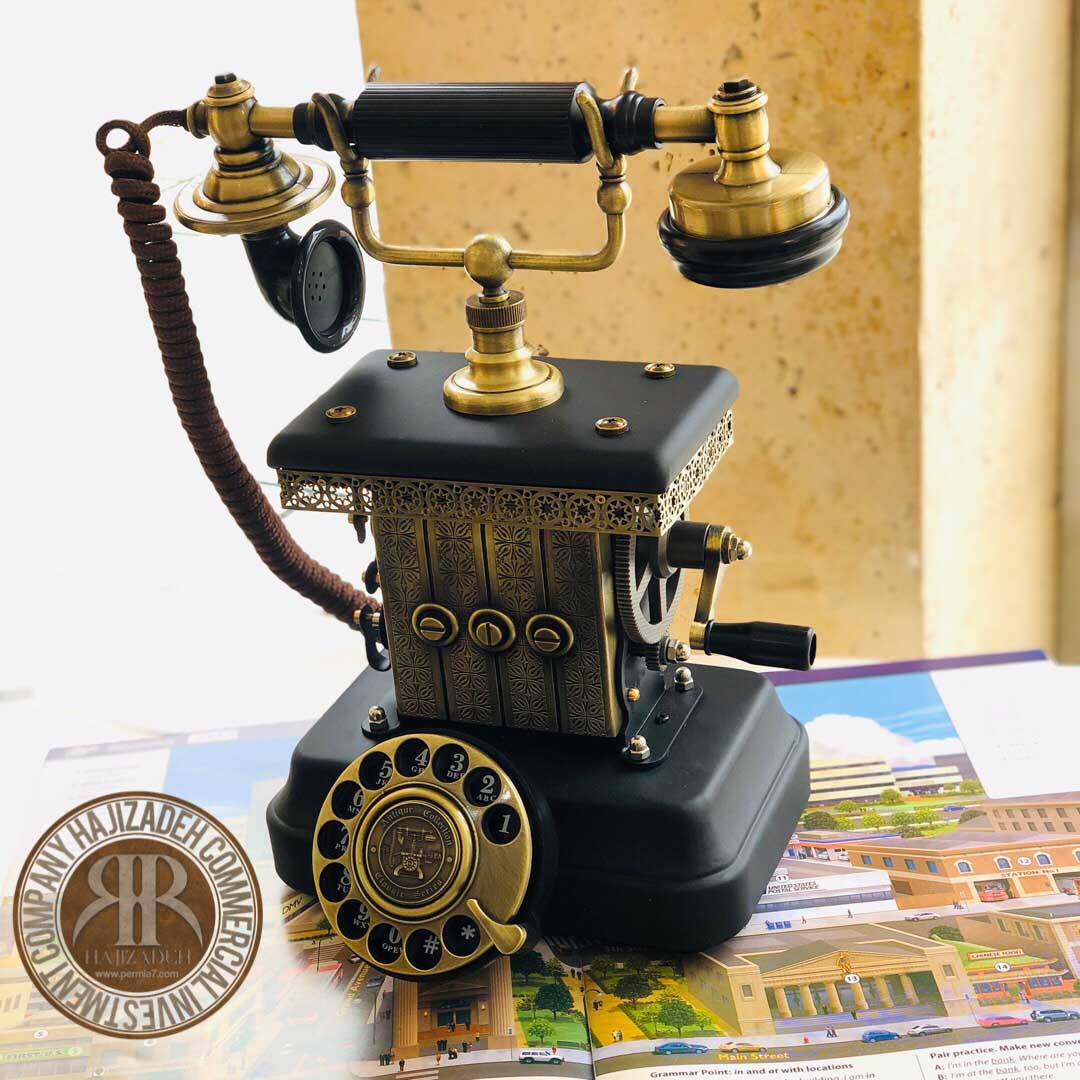 CLASSICAL TELEPHONE تلفن رومیزی کلاسیک مشکی انتیک  1923