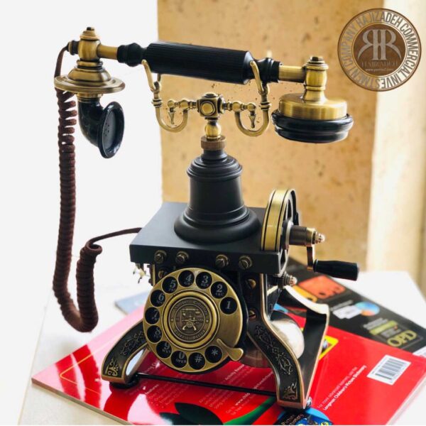 CLASSICAL TELEPHONE تلفن رومیزی کلاسیک مشکی انتیک  1892