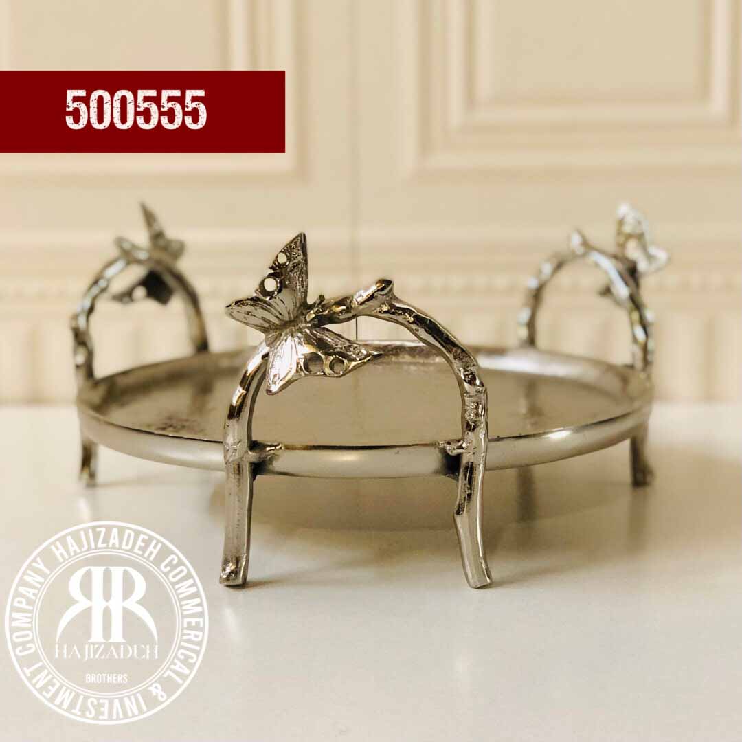 RAFI رافی  دکورز الیاژ دیس گرد 3 پایه پروانه  500555