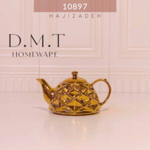 DMT دی ام تی  قوری تک چینی طلایی  10897