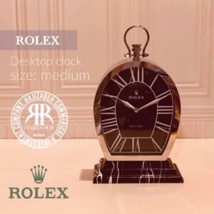 ROLEX رولکس ساعت رومیزی هلال بدنه فلزی قطر 28 – 1800
