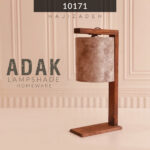 ADAK اداک  اباژور رومیزی پایه مستطیل چوبی مدل L - 10171