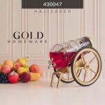 پاشاسازه کلمن  شیشه ای درشکه طلایی 430047