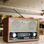 PUXING پوژینگ رادیو رومیزی  کوچک قهوه ای  PX-2002