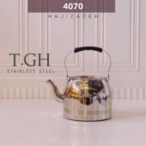 TGH تی جی اچ   کتری استیل کف ساده کارن 4 لیتری لوله ای براق  TGH-4070