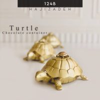 سالینو شکلات خوری کوچک  طرح لاکپشت طلایی  124B