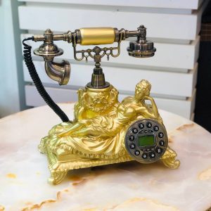 تکنیکال تلفن رومیزی  فرشته  زن خوابیده طلایی کوچک  G-1204