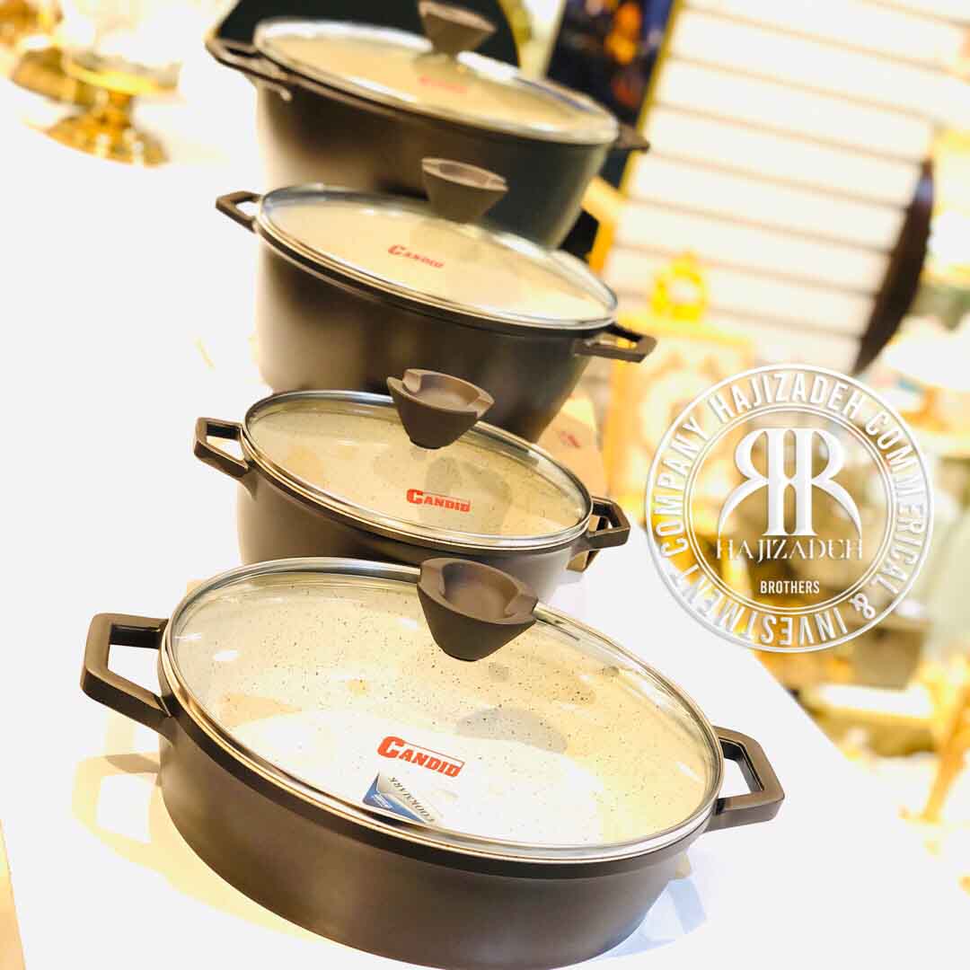 کاندید سرویس قابلمه  8 پارچه ورونا گرانیتی نسکافه ای  00108025