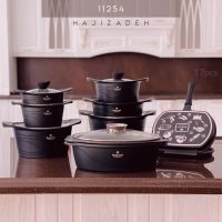 ROCK LAND  راکلند سرویس قابلمه 17 پارچه مشکی   11254