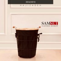 سام ست  سبد لباس رخت چرک مشکی  3043013