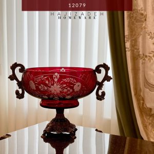 کشوری  دکوری قرمز میوه خوری بزرگ  10158RED