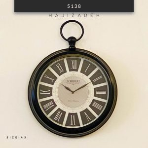 SCHOBERT شوبرت ساعت دیواری  قطر 43 انتیک - 5138ABN