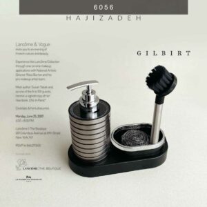 گیلبرت جا مایع و اسکاچ کوتاه نقره ای 6056-SILVER
