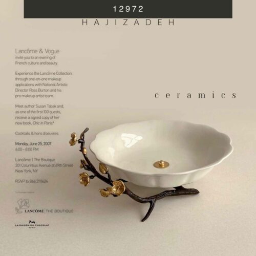 فورس  سرویس پذیرایی چینی گل برنجی 4 تیکه 12972
