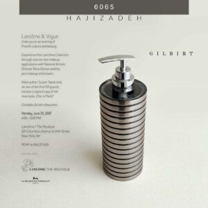 گیلبرت جا مایع بلند گرد نقره ای 6065-SILVER
