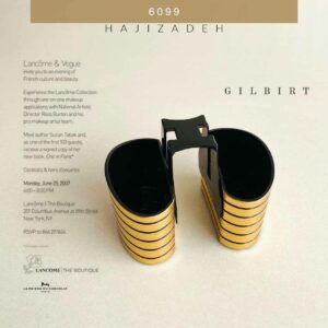 گیلبرت جا اسکاچی بیضی 2 قلو طلایی 6099-GOLD