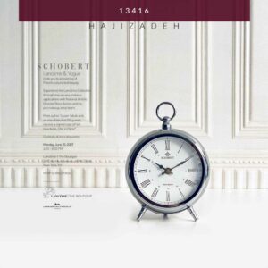 SCHOBERT شوبرت  ساعت رومیزی مدرن کروم 6030QW