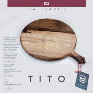 TITO تیتو  چوب گردو تخته پیتزا بزرگ TITO-152