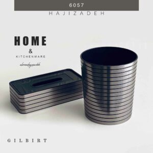 گیلبرت سطل و دستمال نقره ای 6057-SILVER