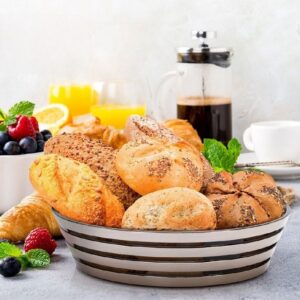 گیلبرت سبد نان و سبزی نقره ای 6075