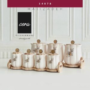 MAMLUX مام لوکس پاسماوری 7 پارچه گل میخک کرم 1061-1062