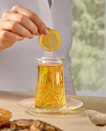 پاشا باغچه  استکان کمر باریک تایملس 42891