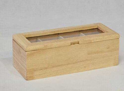 NICE WOOD نایس وود  چوب  جعبه تی بگ 4  خانه کد 125 - 7111