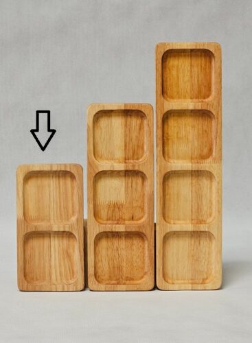 NICE WOOD نایس وود  چوب  اردو 2 خانه مستطیل کد 401 – 9656