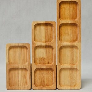 NICE WOOD نایس وود  چوب  اردو 4 خانه مستطیل کد403 - 9658