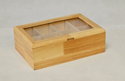 NICE WOOD نایس وود  چوب  جعبه تی بگ 8  خانه  NICEWOOD-126