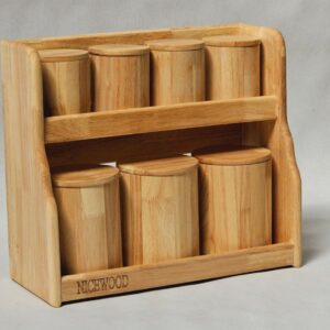NICE WOOD نایس وود  چوب  پاسماوری 7 پارچه  2 طبقه گردکد 161- 13025
