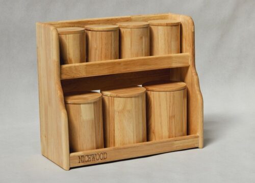 NICE WOOD نایس وود  چوب  پاسماوری 7 پارچه  2 طبقه گردکد 161- 13025
