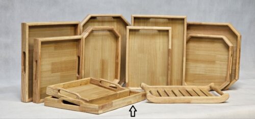 NICE WOOD نایس وود  چوب  سینی مستطیل بزرگ392 13364
