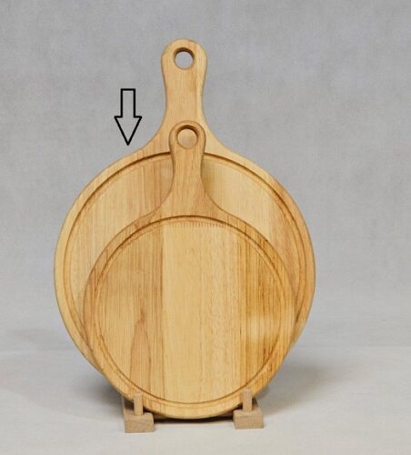 NICE WOOD نایس وود  چوب  تخته گوشت گرد دسته راکتی  NICEWOOD-508